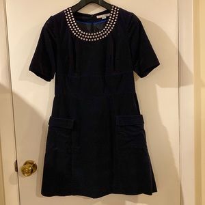 Boden Velvet Dress